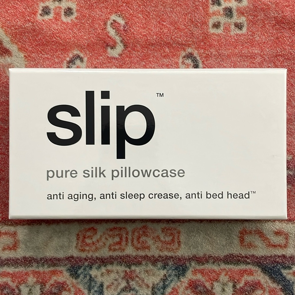 New Slip Silk King Pillowcase (white)
